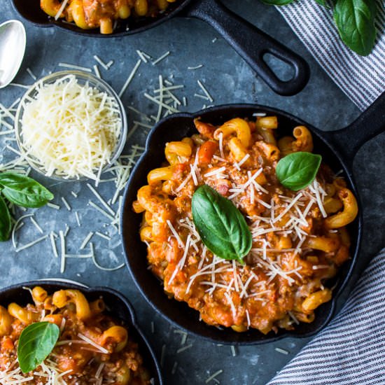 Bolognese Bake
