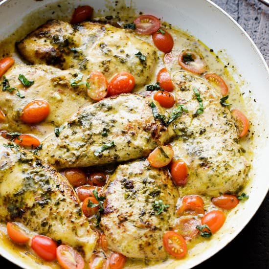 Creamy Pesto Chicken