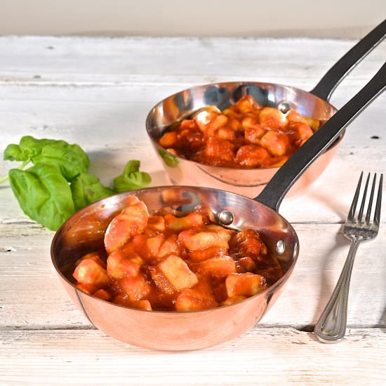 Potato Gnocchi with Tomato Sauce