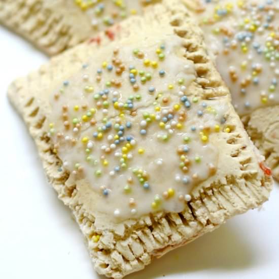 Homemade GF/V Strawberry Poptarts