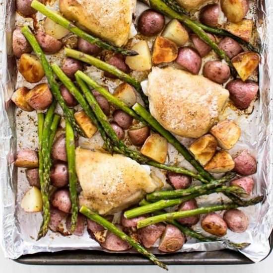 Chicken and Vegetable Sheet Pan