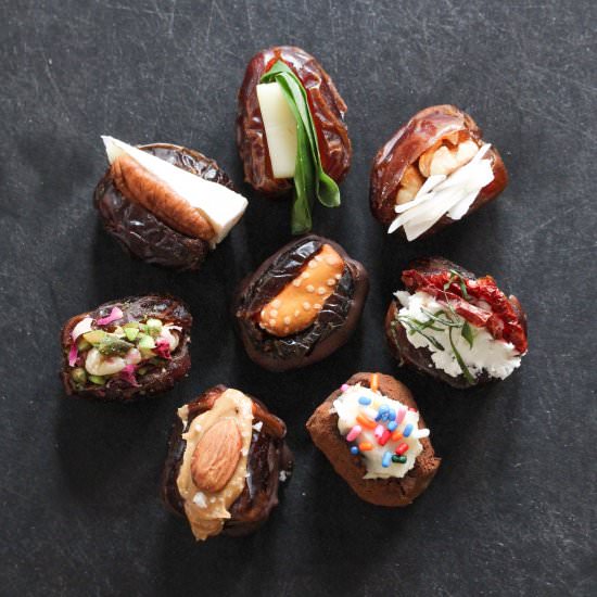 Stuffed Dates 8 Ways