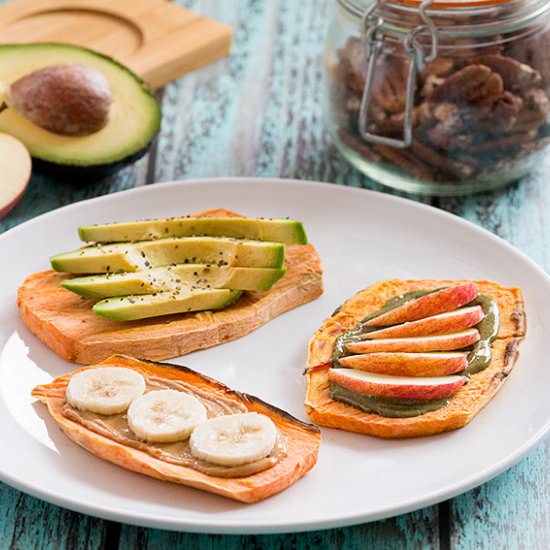 Easy No Fuzz Sweet Potato Toast