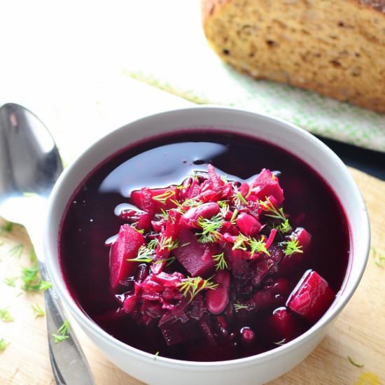 How To Make Vegetarian Borscht