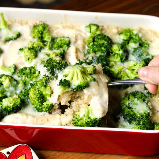 Chicken Broccoli Quinoa Casserole