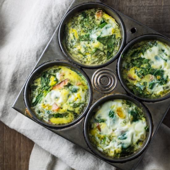 Low Fodmap Salmon Frittata Cups