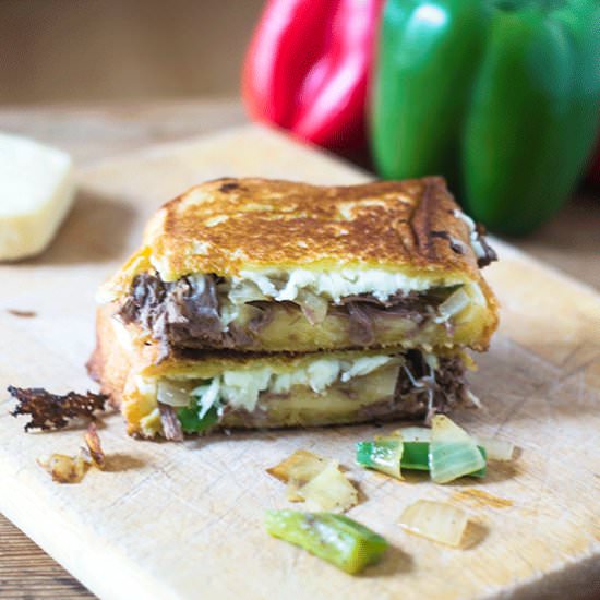 Grilled Beef & Cheese Sandwich