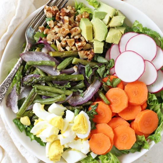 Spring Vegetable Cobb Salad