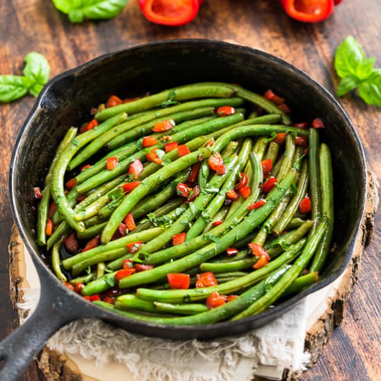 Balsamic Glazed Green Beans