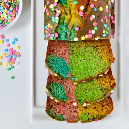 Unicorn Banana Bread