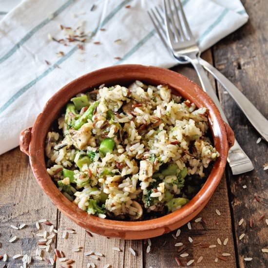 Wild Rice with Broccoli