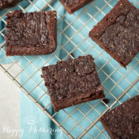 Grain Free Black Bean Brownies