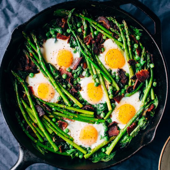 Spring Veggie Egg Skillet