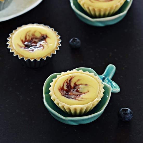 Blueberry Cheese Tartlets