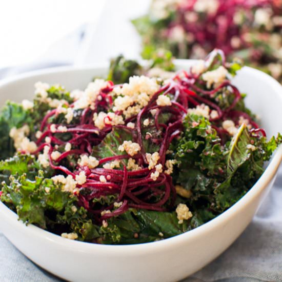 Beets & Blue Kale Crunch Salad