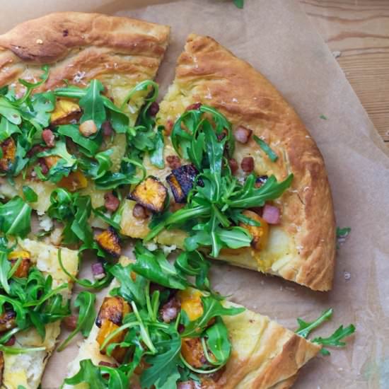 Roasted Butternut & Pancetta Pizza