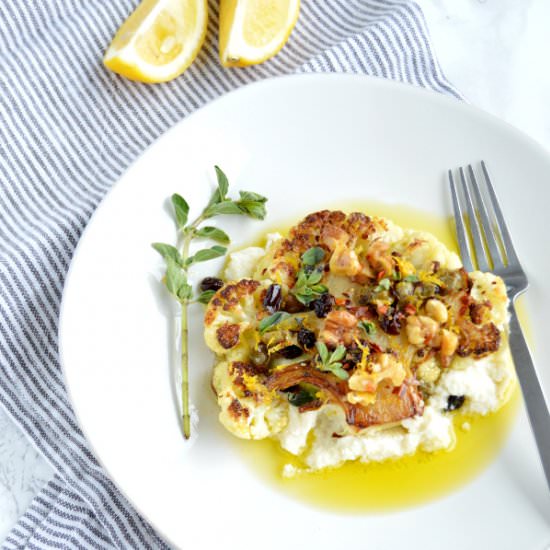 Roasted Cauliflower Steaks
