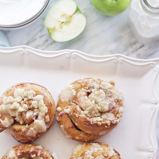 Southern Style Apple Cinnamon Brioche