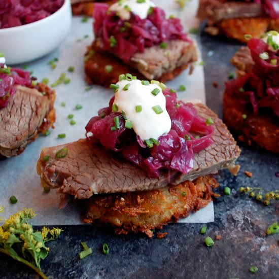 Corned Beef Potato Cakes
