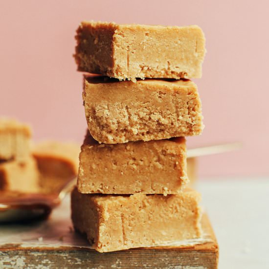 Healthy Vegan Peanut Butter Fudge