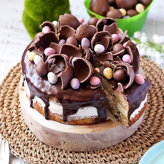 Hazelnut Easter Cake