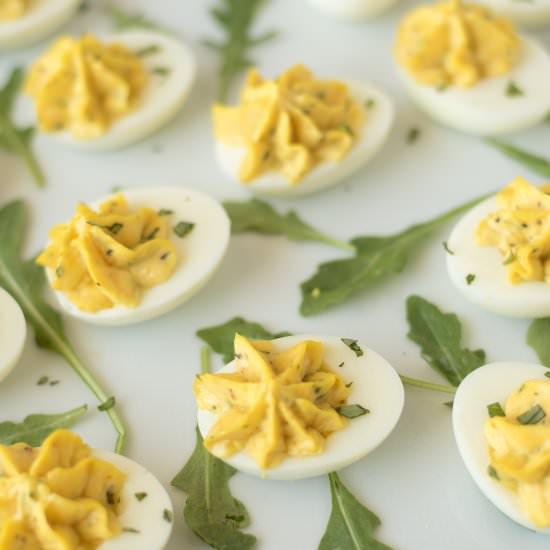 Italian Spiced Deviled Eggs