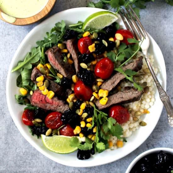 Green Goddess Steak Salad