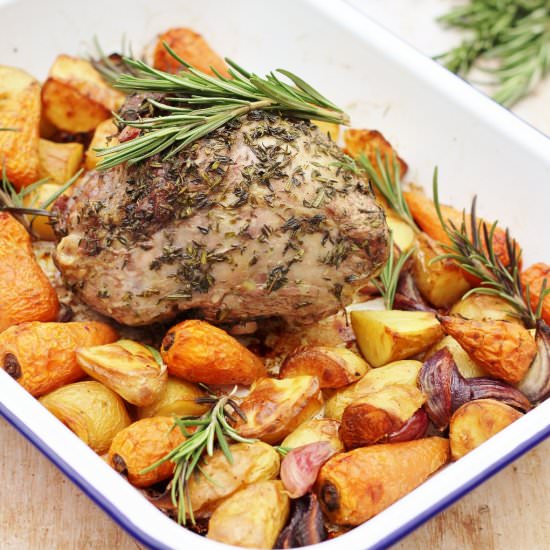 Herb Crusted Lamb Mini Roast