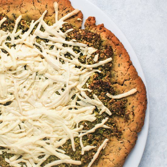 Gluten Free Pizza w/Pistachio Pesto