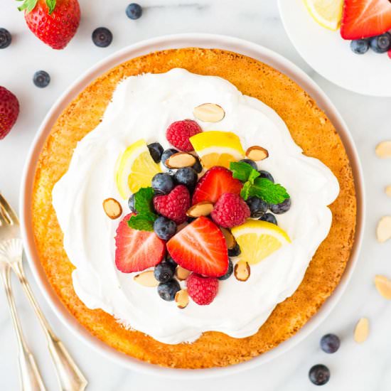 Almond Flour Cake with Lemon