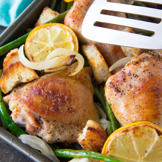 Lemon Chicken Sheet Pan Dinner