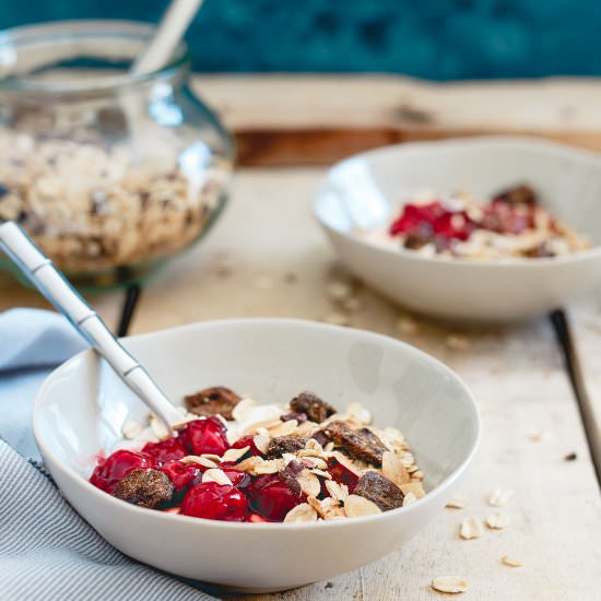 Tart Cherry Ginger Muesli