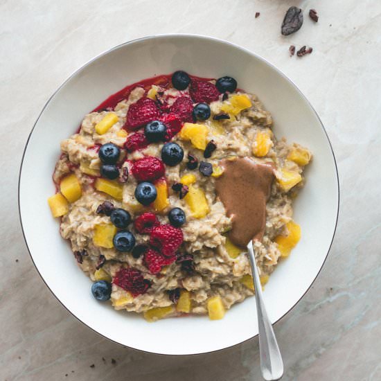 Pineapple Vanilla Oatmeal