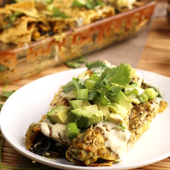 Vegan Enchiladas Verde