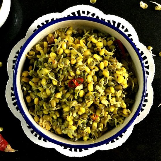 Mung Bean Sprouts Stir Fry