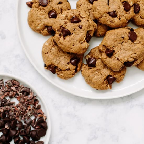 Chocolate Chip Cocao Nib Cookies