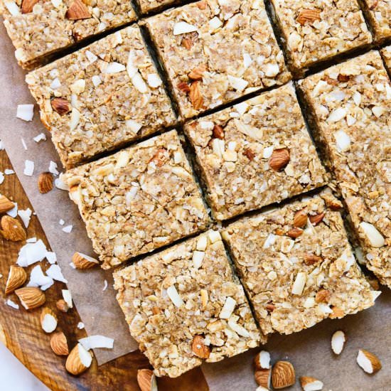 Almond & Coconut Granola Bars