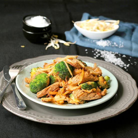 Chilli Beef and Veggie Stir Fry