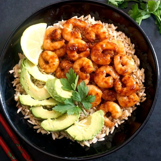 Honey Garlic Prawns