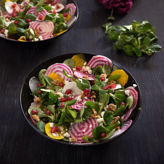 Lamb’s Lettuce and Beet Salad