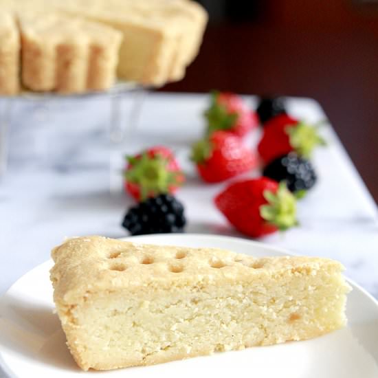 Candied Ginger Shortbread
