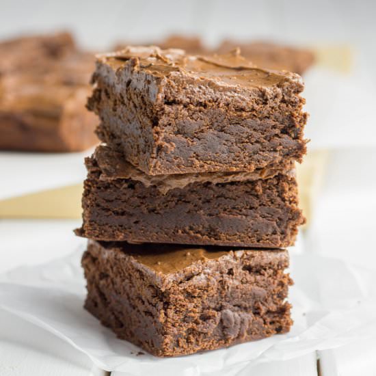 Double Chocolate Chewy Brownies