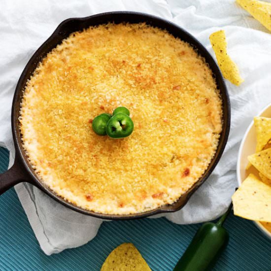 Baked Four Cheese Jalapeno Dip