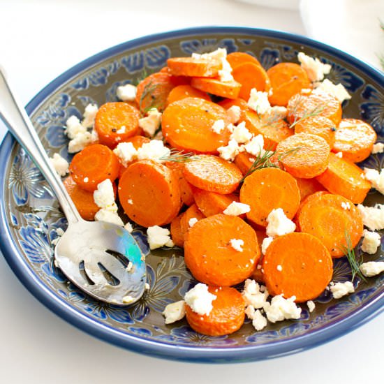 Roasted Carrots with Feta