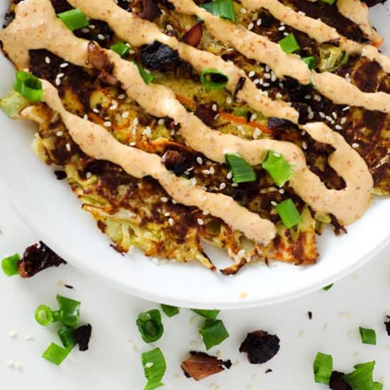 Okonomiyaki (Cabbage Pancake)