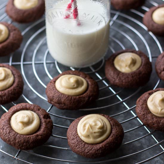 Chocolate Peanut Butter Thumbprints