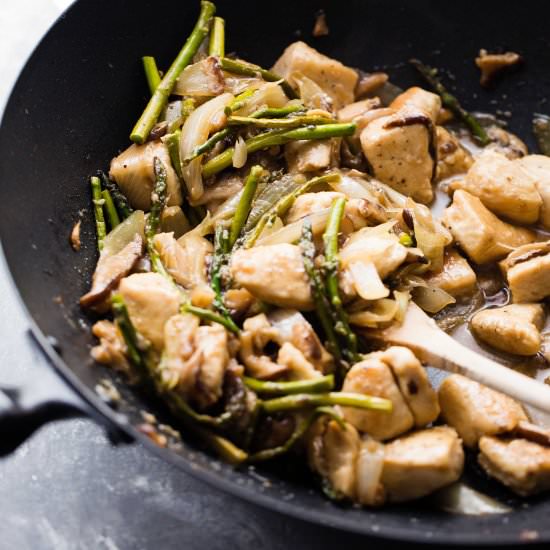 Chicken Stir Fry with Asparagus