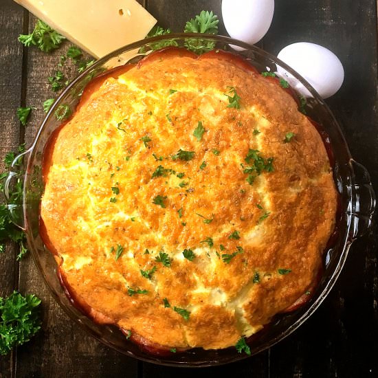 Canadian Bacon and Brie Quiche