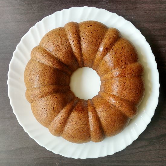 Caramelised Banana and Coconut Cake