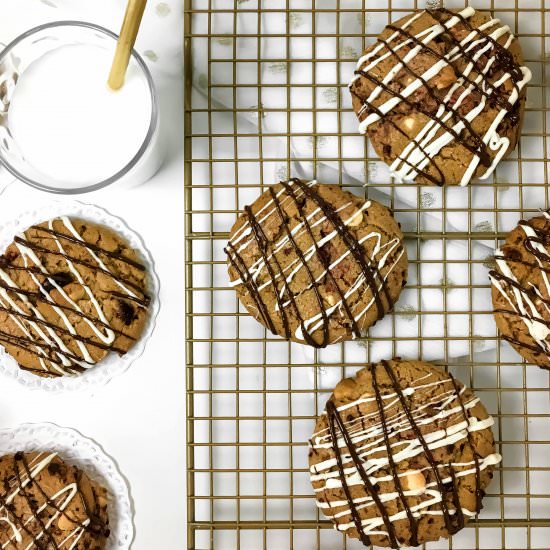 Raspberry White Chocolate Cookies
